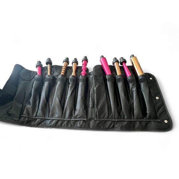 BELLAMI Interchangeable Curling Wand Set in Gold and Pink main image 4